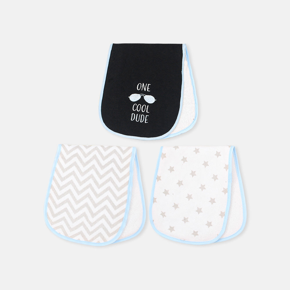 BURP CLOTH PK-3 ONE COOL DUDE