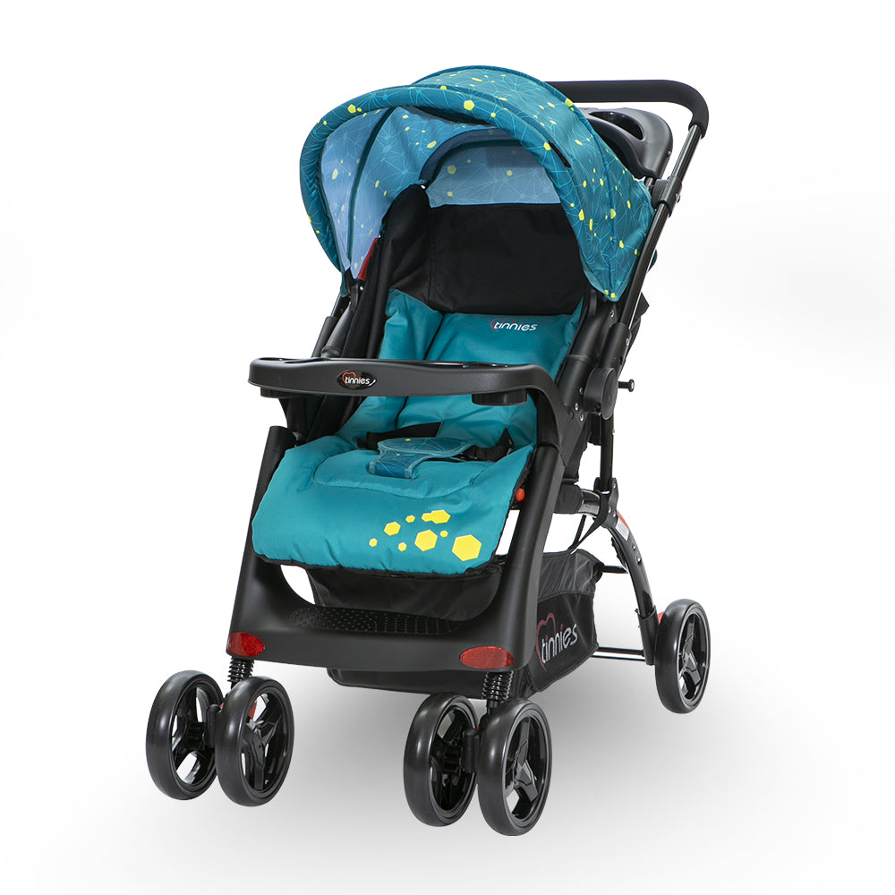 BABY STROLLER REVERSIBLE HANDLE-ACID BLUE