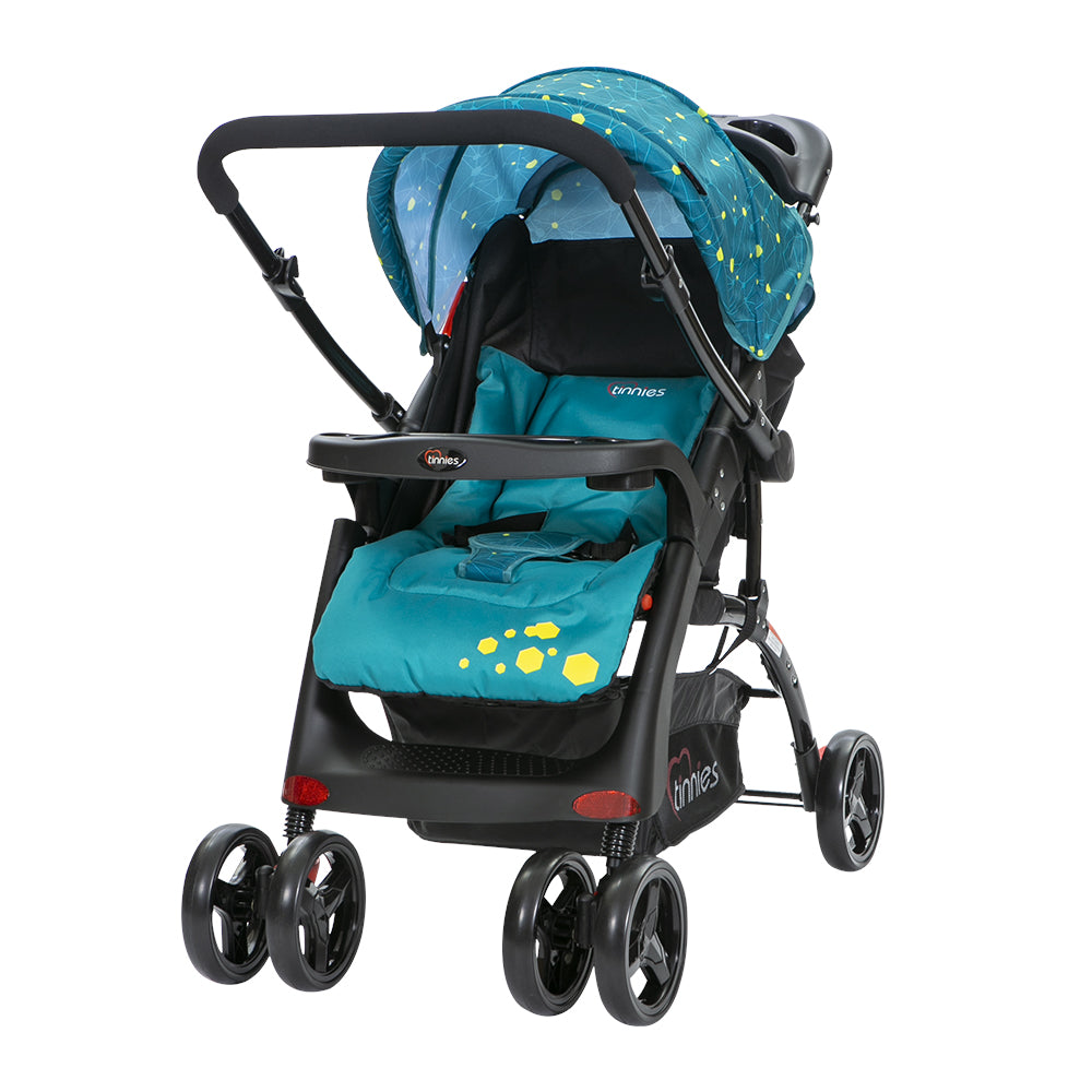 BABY STROLLER REVERSIBLE HANDLE-ACID BLUE