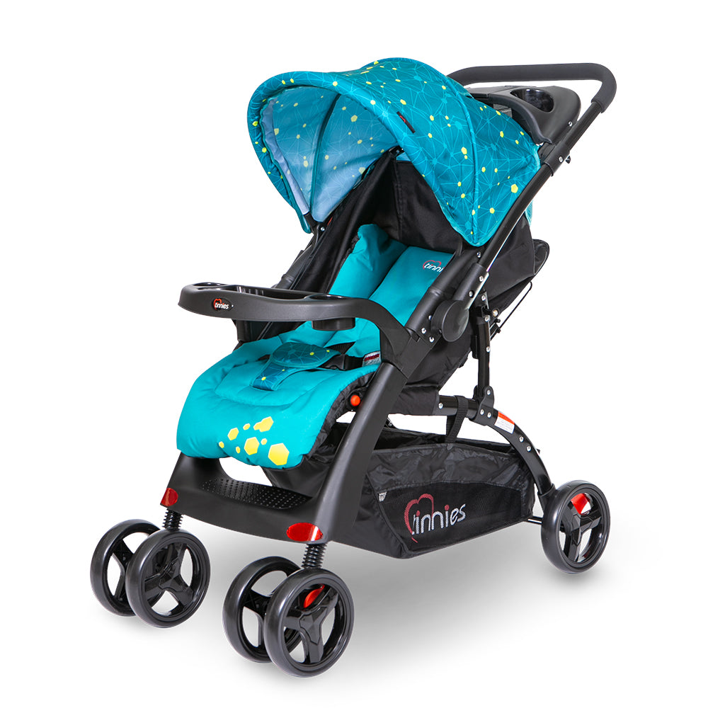 BABY STROLLER REVERSIBLE HANDLE-ACID BLUE