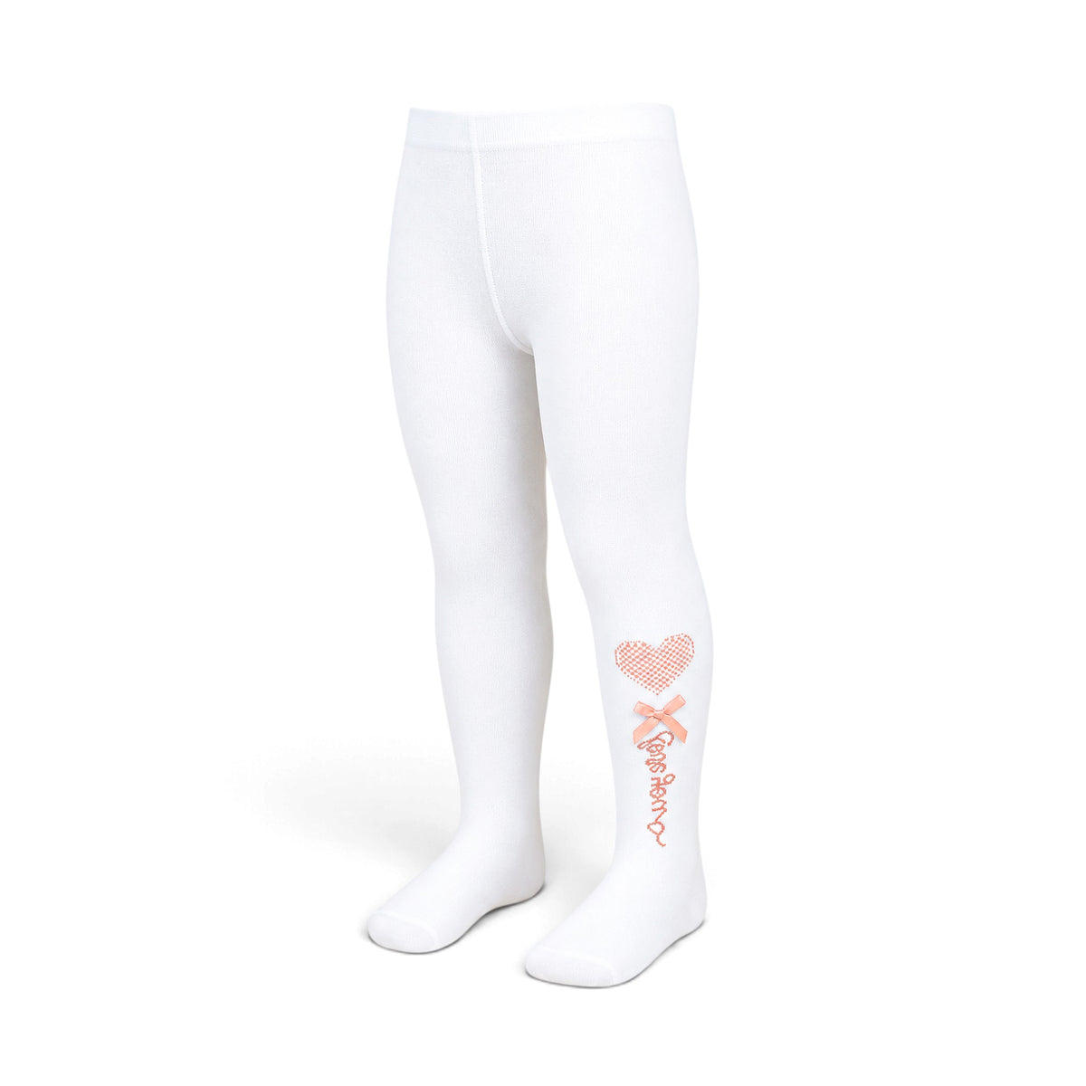 LEGGINGS LOVE YOU HEART WHITE
