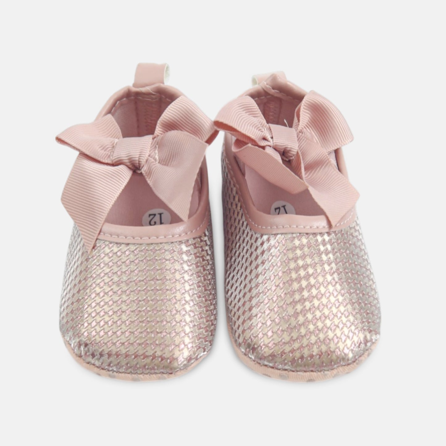 Pink Shimmer Bow Pre-Walker