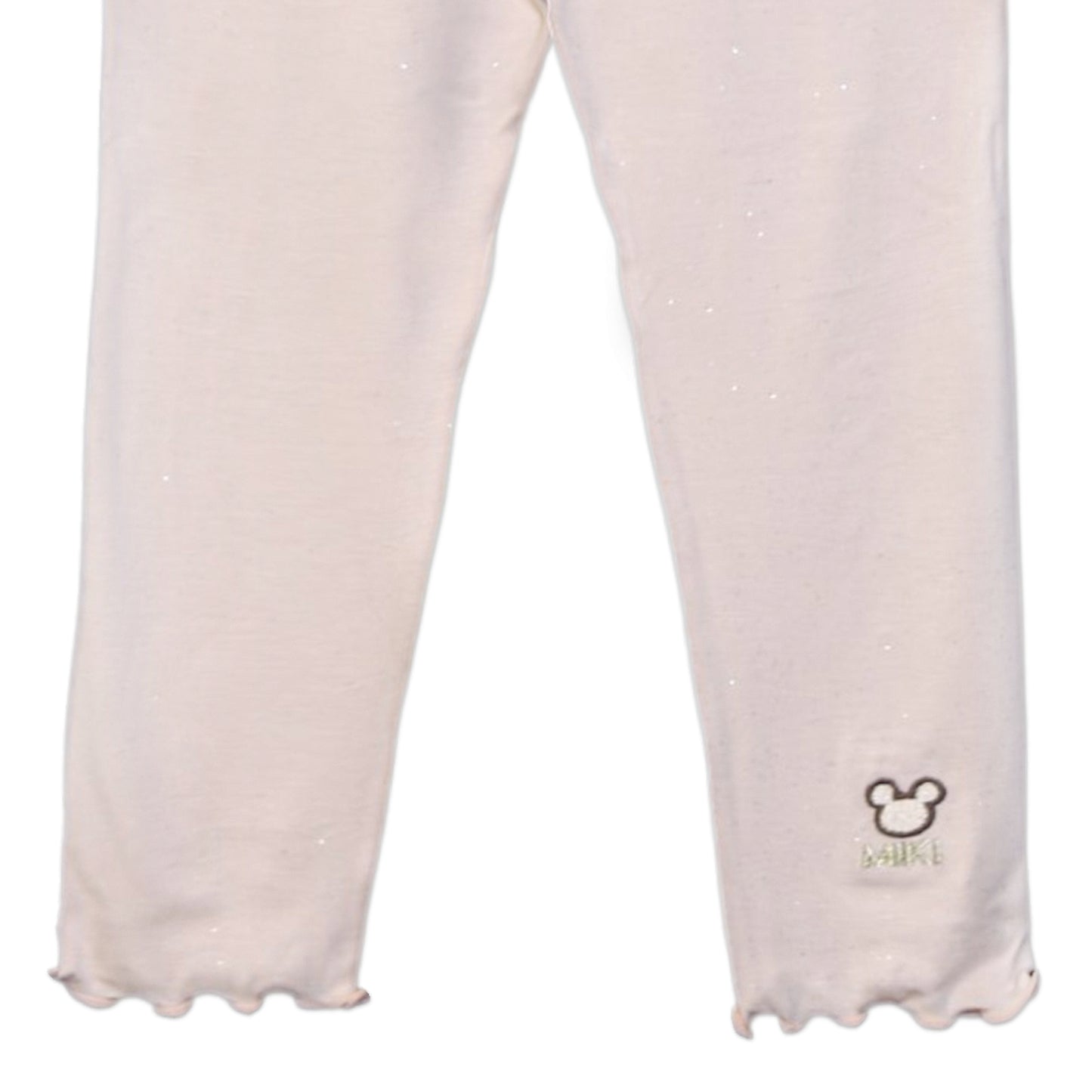 PINK GLITTER MICKEY TROUSERS