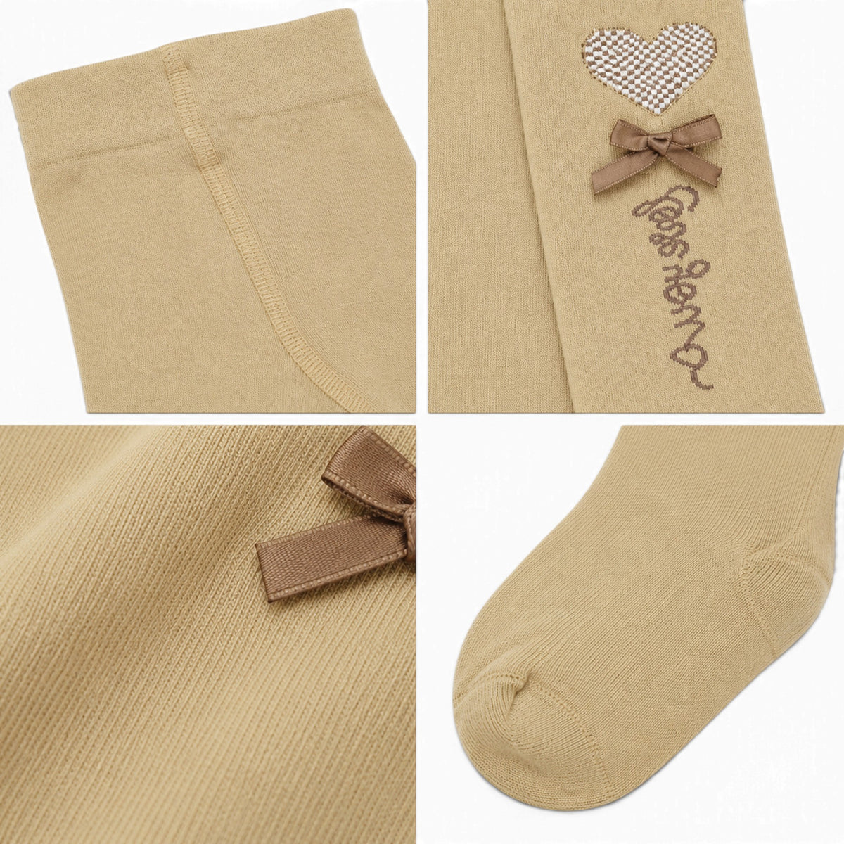 LEGGINGS LOVE YOU HEART BEIGE