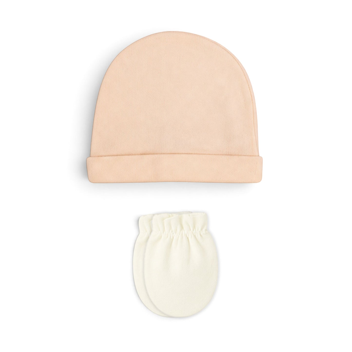 WHITE SLEEPING BEAR ON MOON BABY GIRL GIFT SET