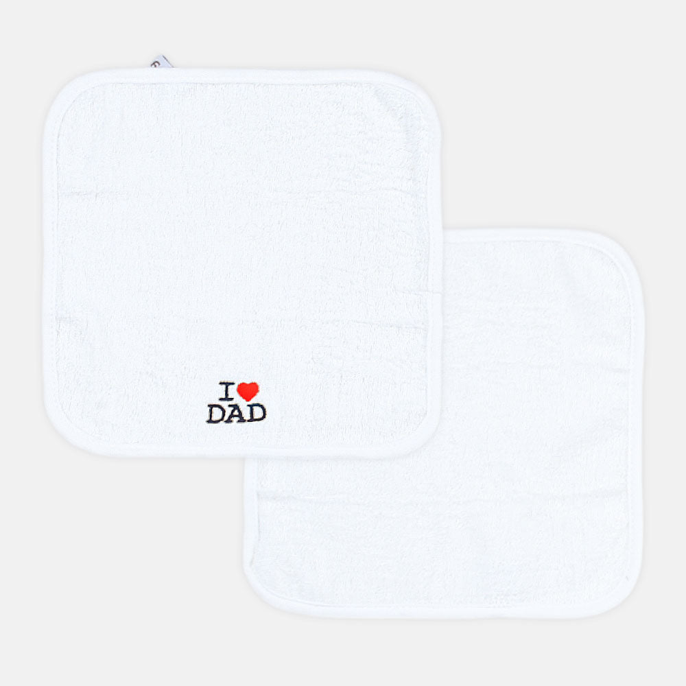 BATH TOWEL WITH 4 FACE TOWELS WHITE