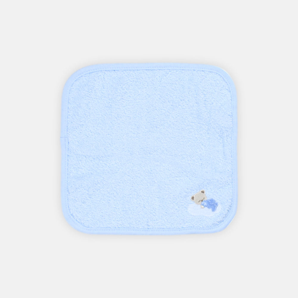 BATH TOWEL W/FACE TOWEL BLUE
