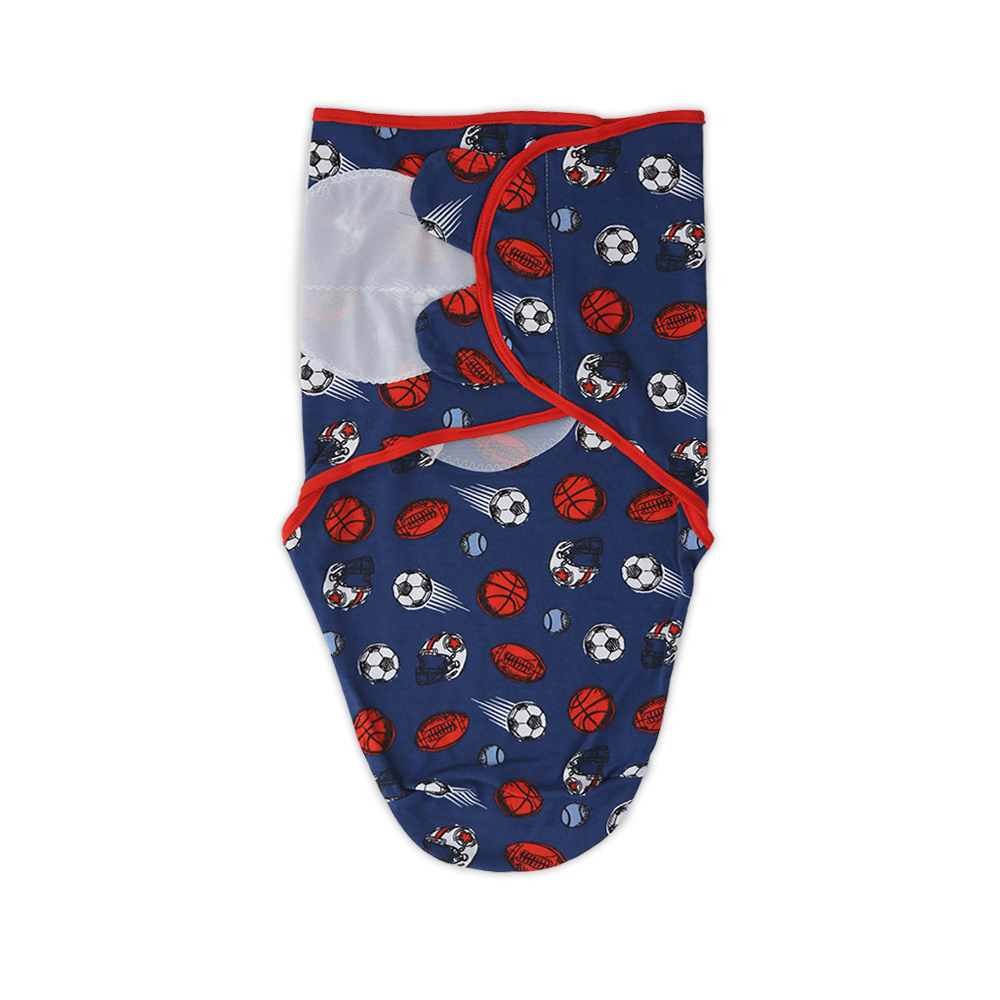 SWADDLE WRAPING SHEET-NAVY PRINTED