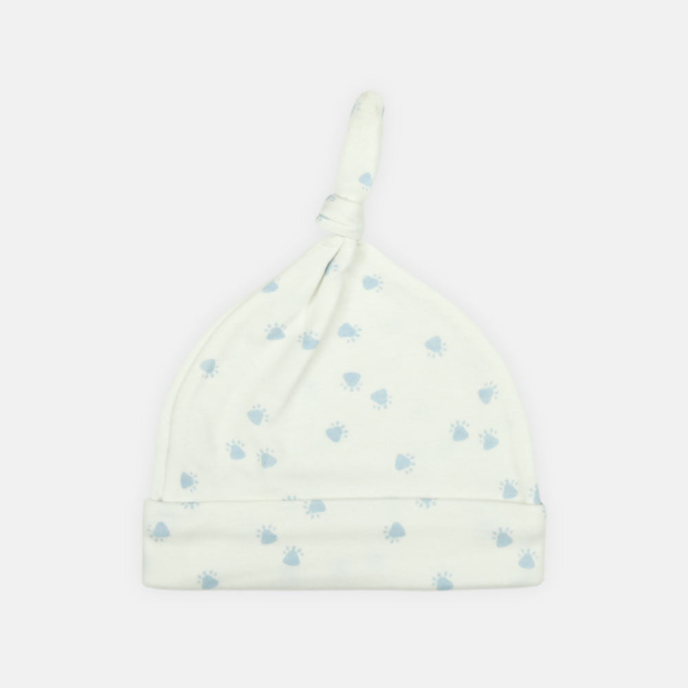 BABY CAPS PK-3 ICY BLUE TOP-KNOT