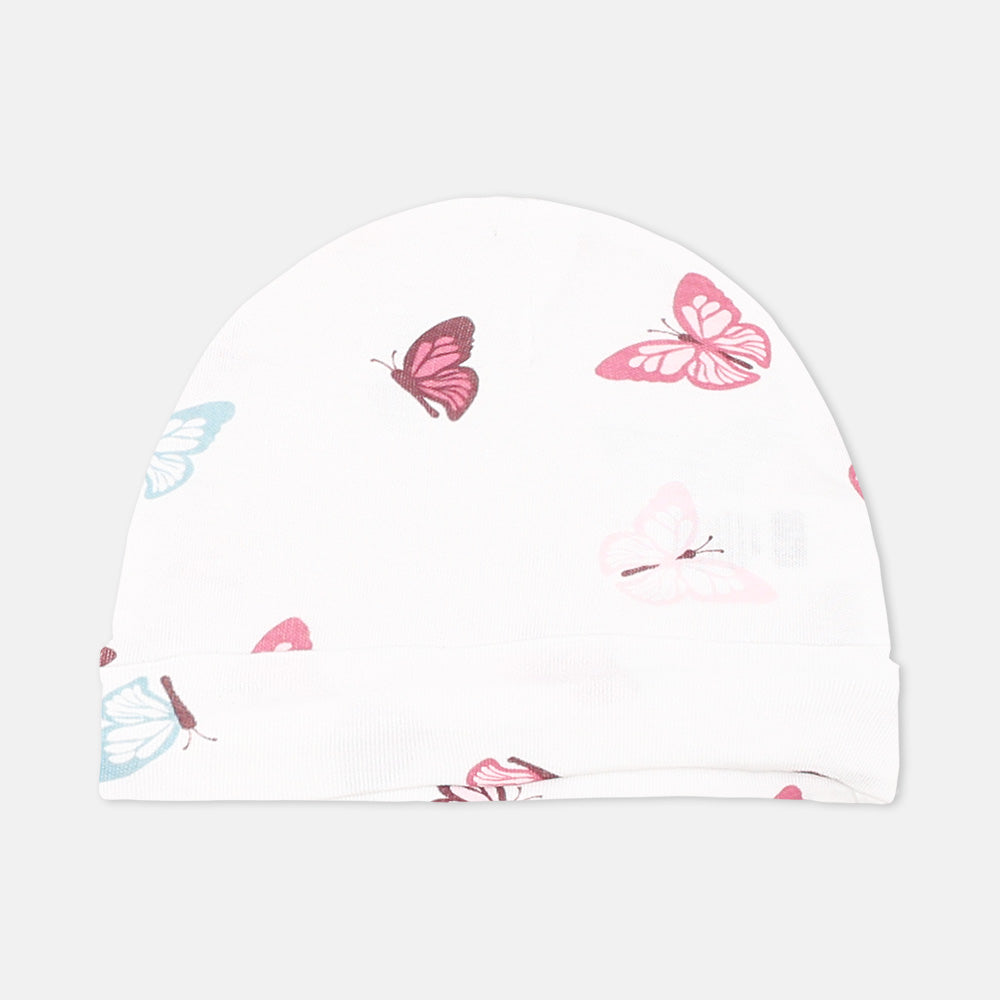 BABY CAPS PK-3 BUTTERFLY