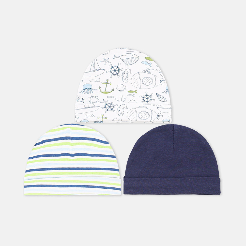 BABY CAPS PK-3 OCEAN