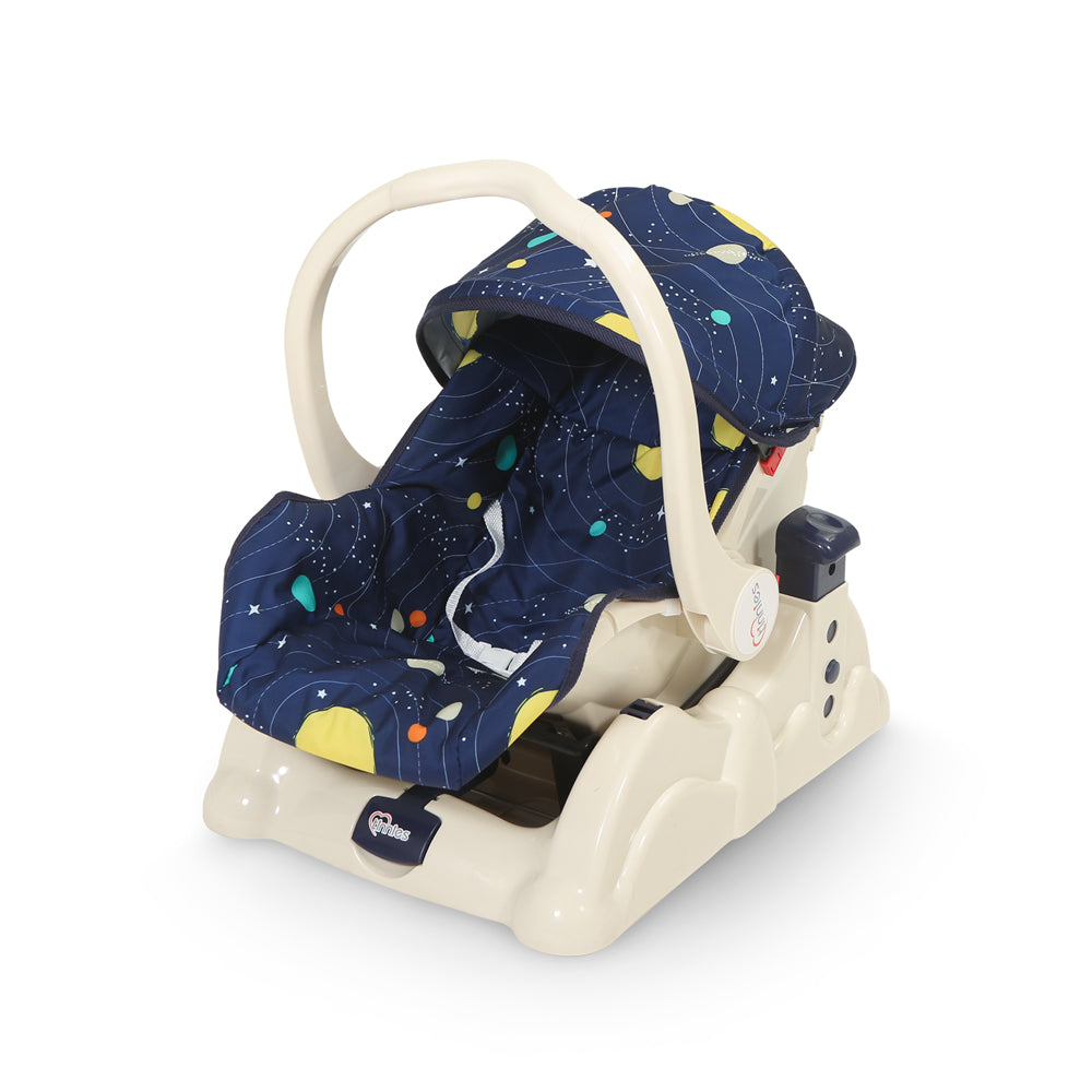 CARRY COT W/ROCKING-BLUE PLANET