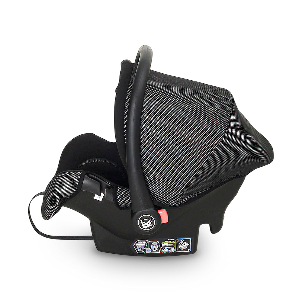 CARRY COT & CAR SEAT-BLACK