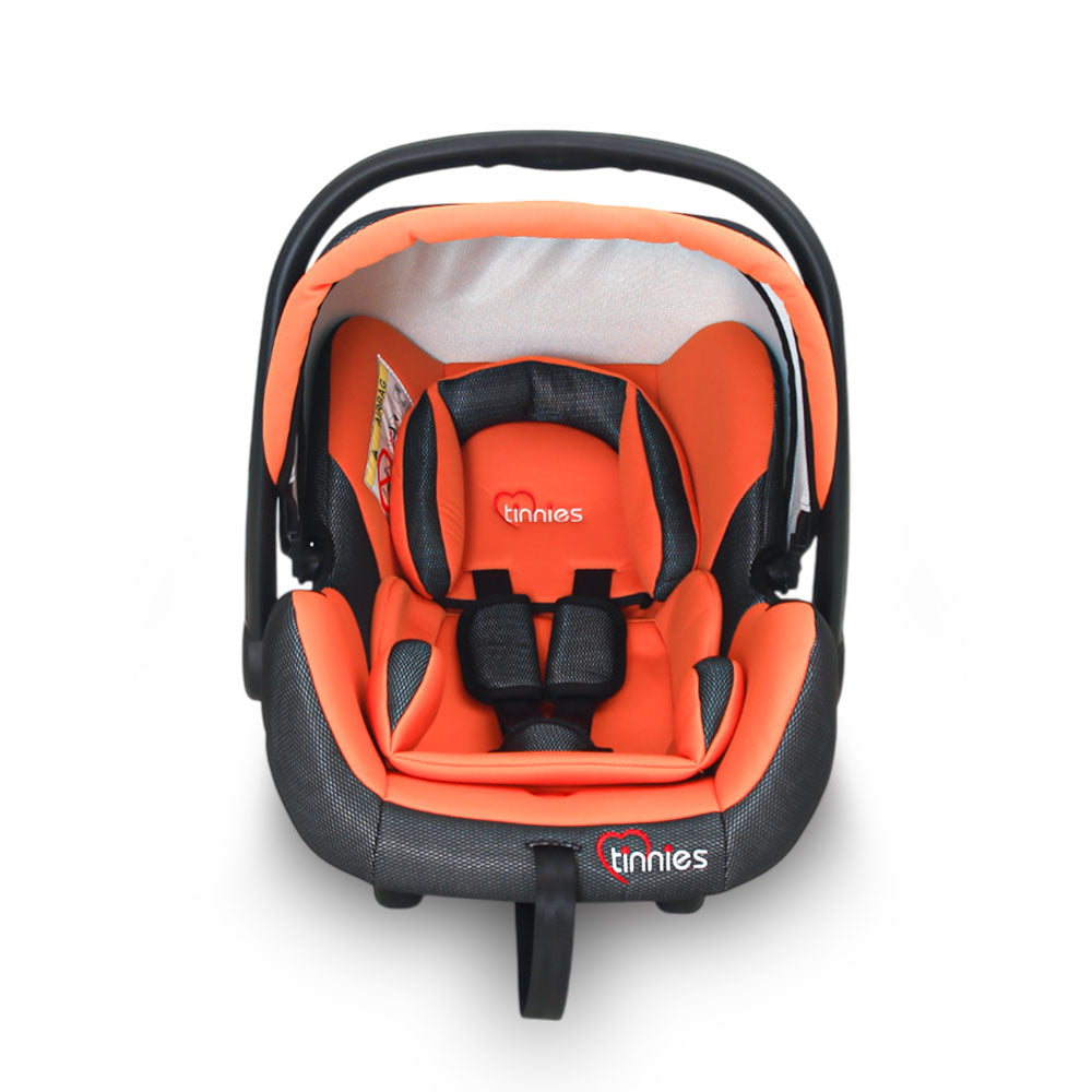 CARRY COT & CAR SEAT-ORANGE