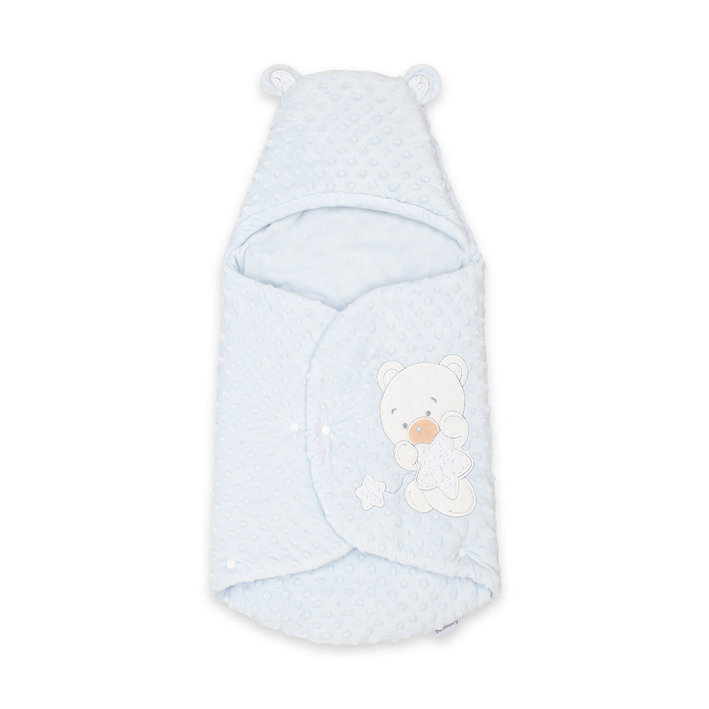 CARRY NEST BLUE MINKY TEDDY