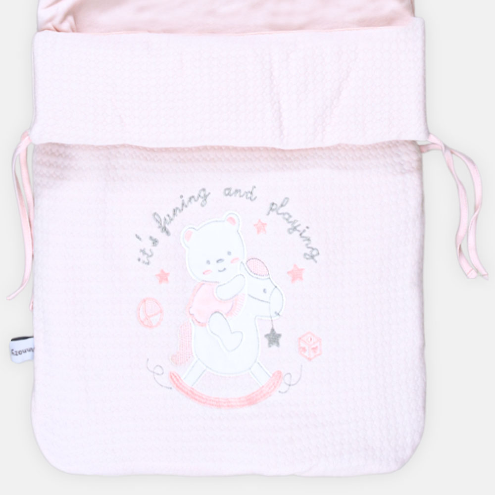 CARRY NEST PINK BEAR