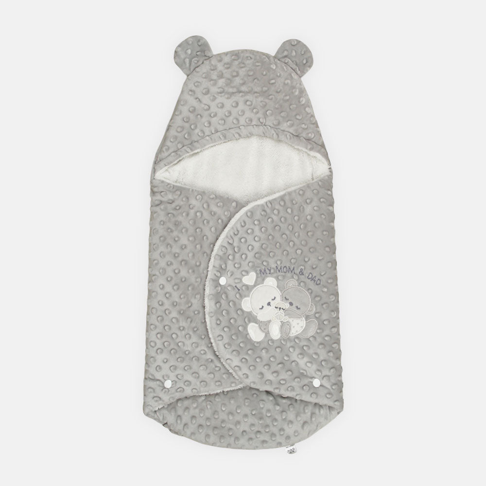 CARRY NEST LIGHT GREY TEDDY