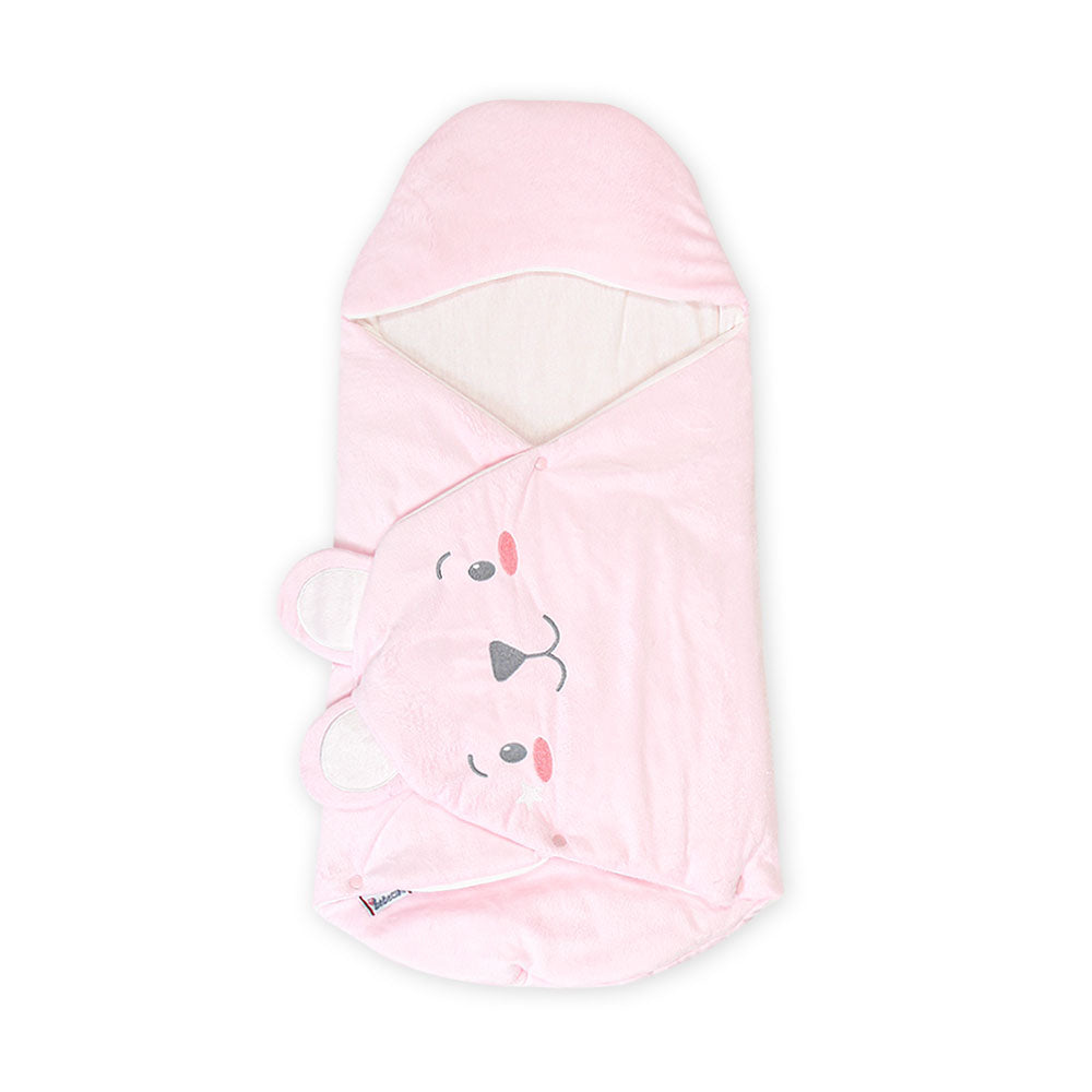 CARRY NEST PINK FLUFFY TEDDY GIRL