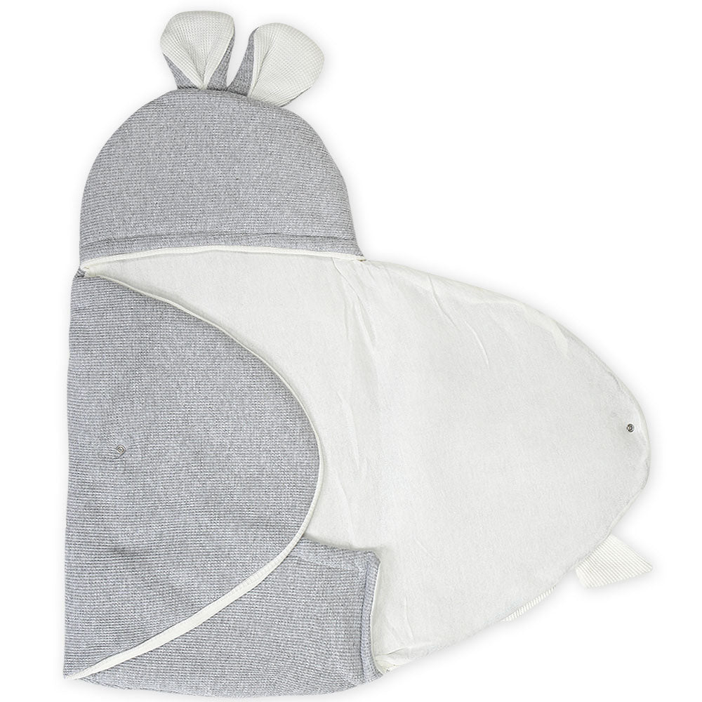 CARRY NEST GREY TEXTURED BOW