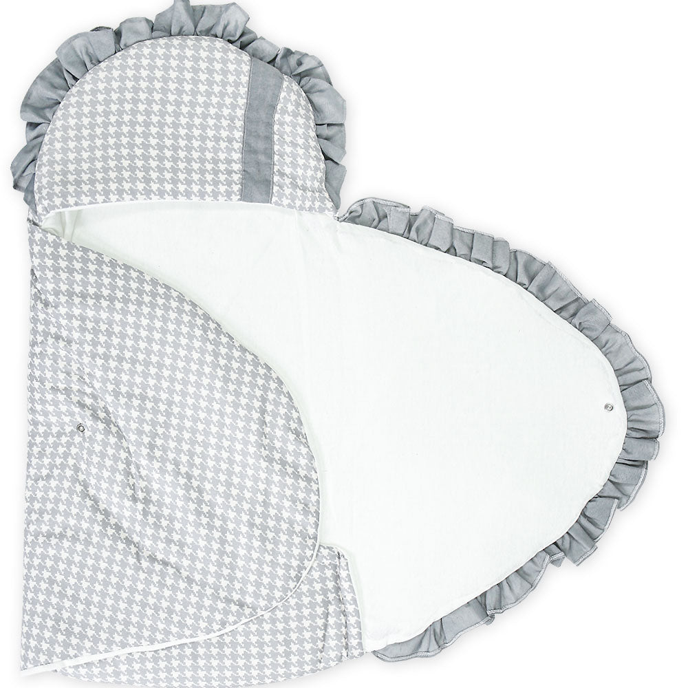 CARRY NEST GREY CRYSTAL BOW UNISEX