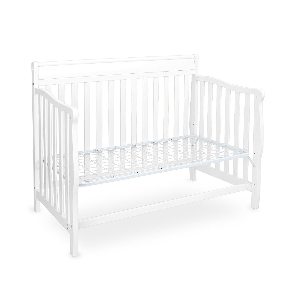 BABY WOODEN COT WHITE