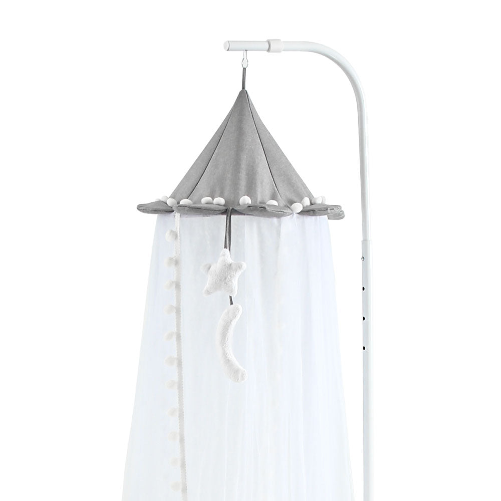 COT MOSQUITO NET WITH TENT GREY