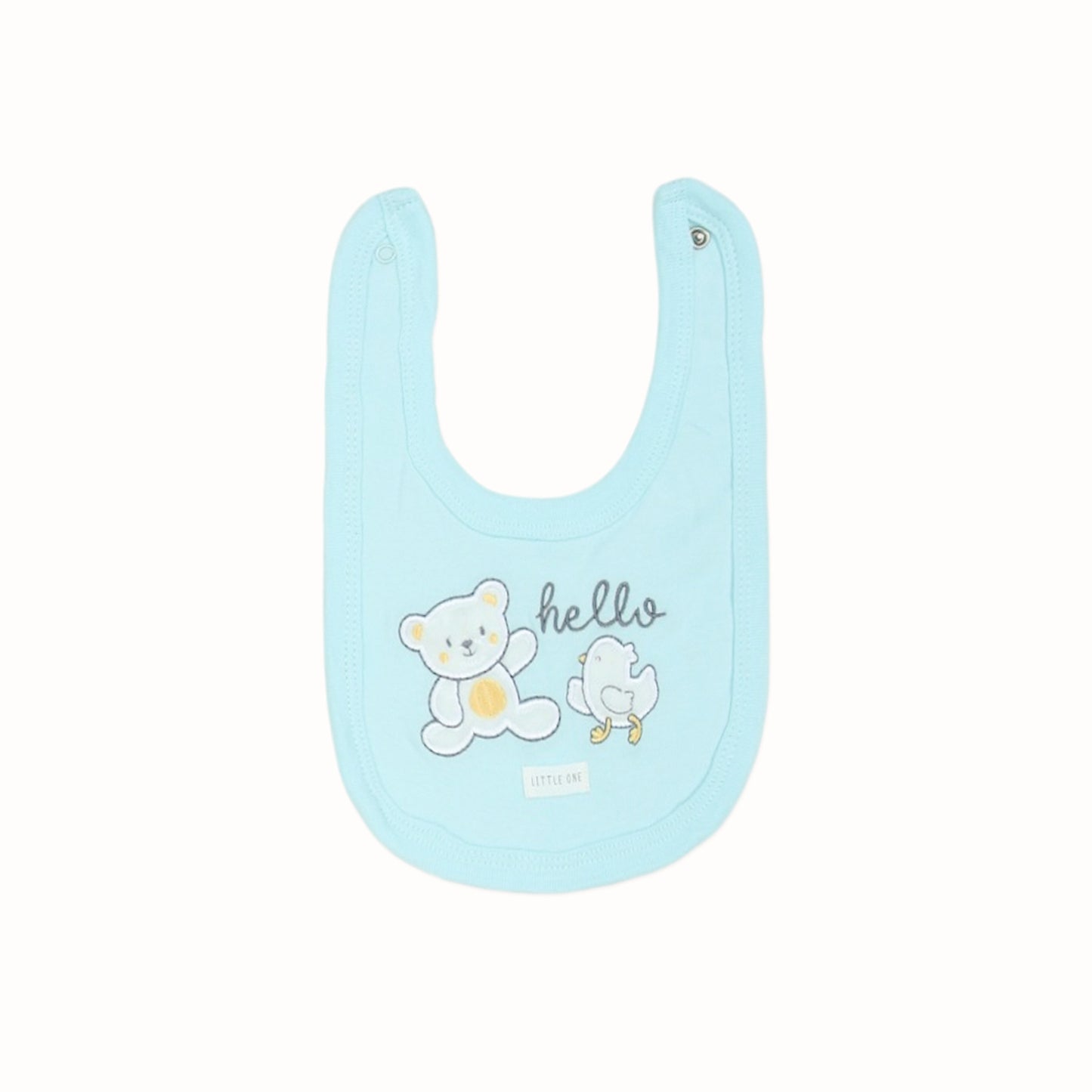 CUTE CRITTER 5-PIECE LAYETTE SET (AQUA) BOY