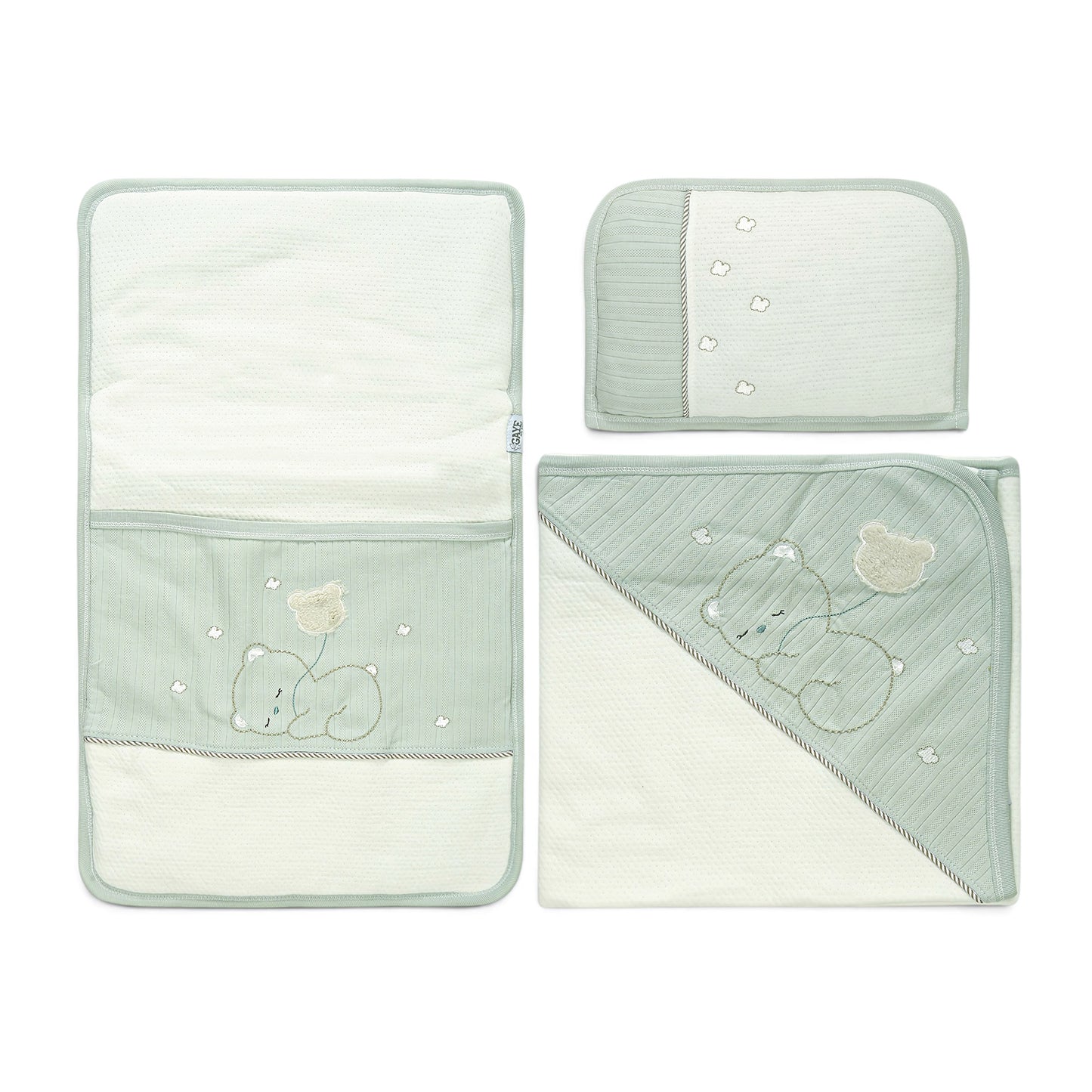 PREMIUM PISTACHIO TEDDY SLEEPING SET