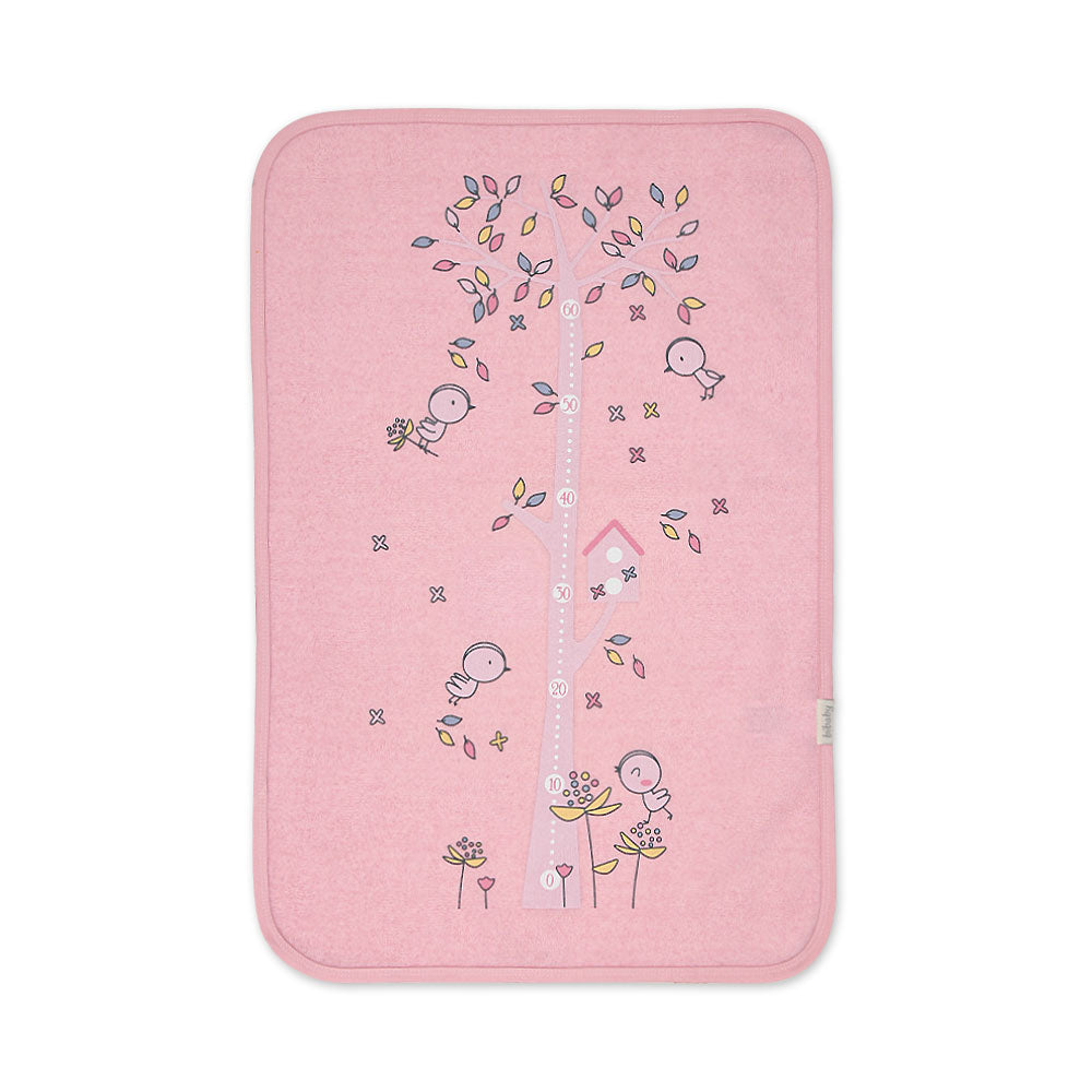 CHANGING SHEET PINK TREE & BIRDS
