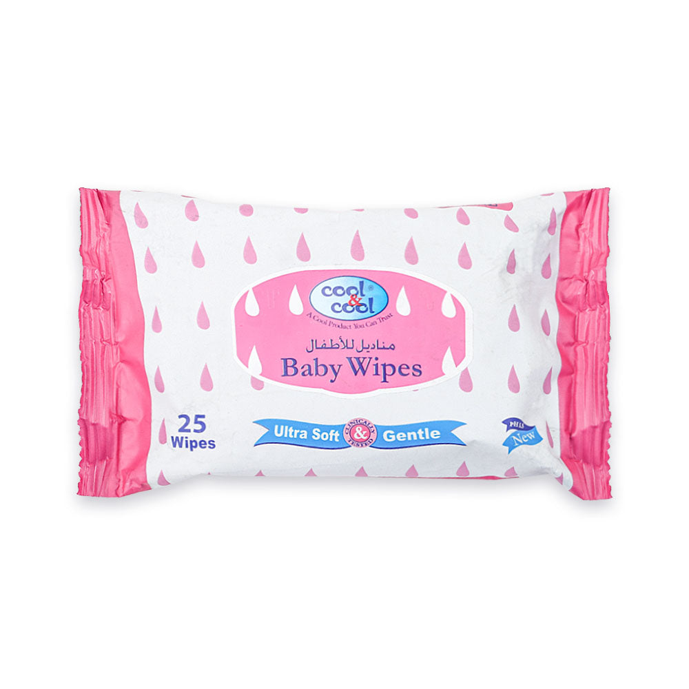 BABY WIPES 25 SHEETS