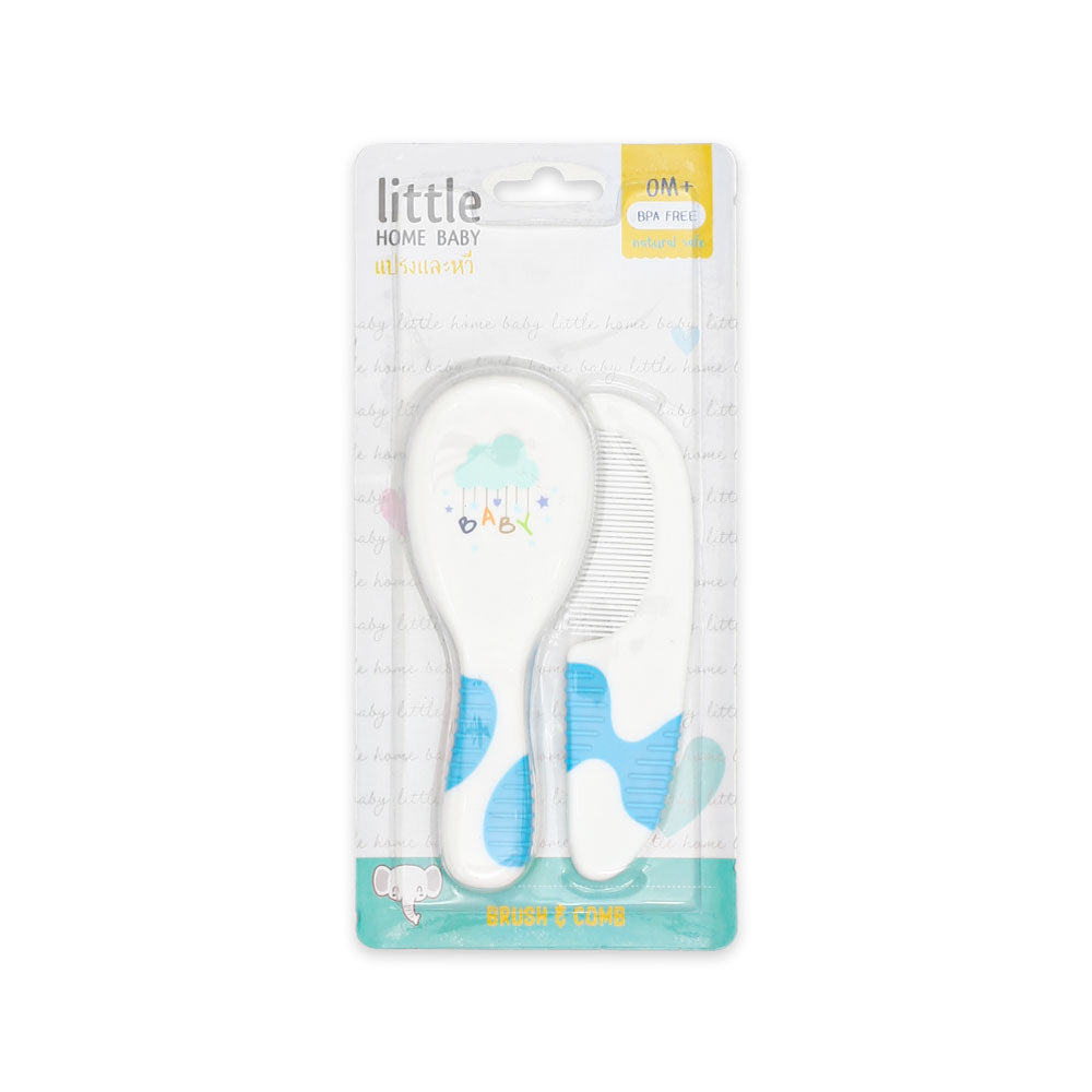 COMB & BRUSH SET BLUE CLOUD
