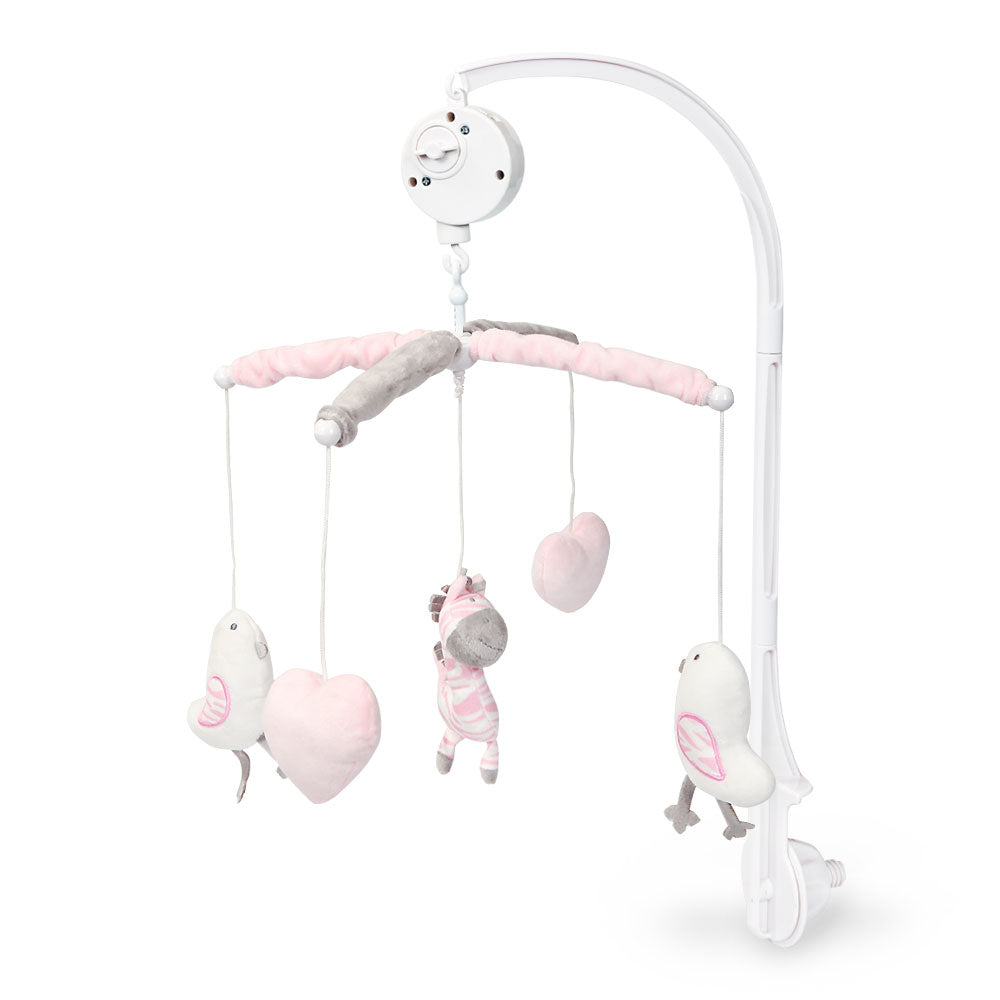 COT MOBILE PINK ZEBRA