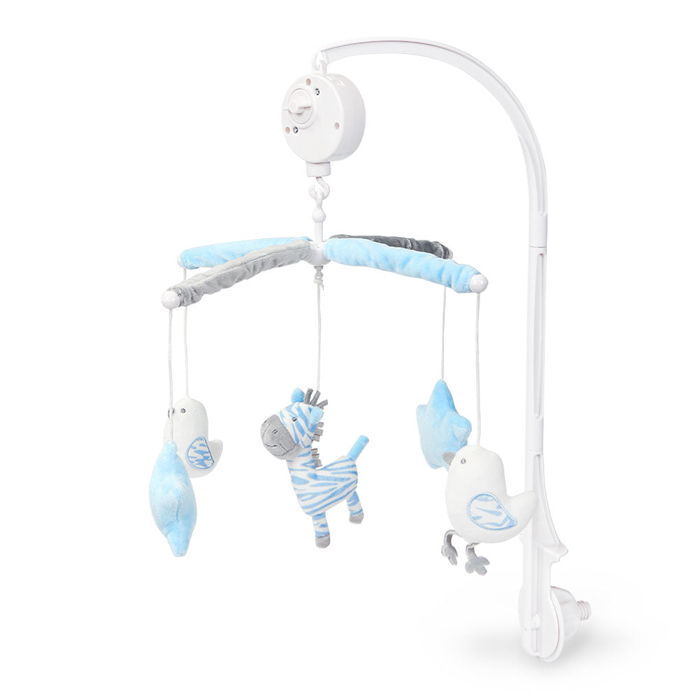 COT MOBILE BLUE ZEBRA