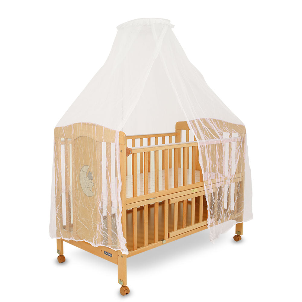 WOODEN COT OAK