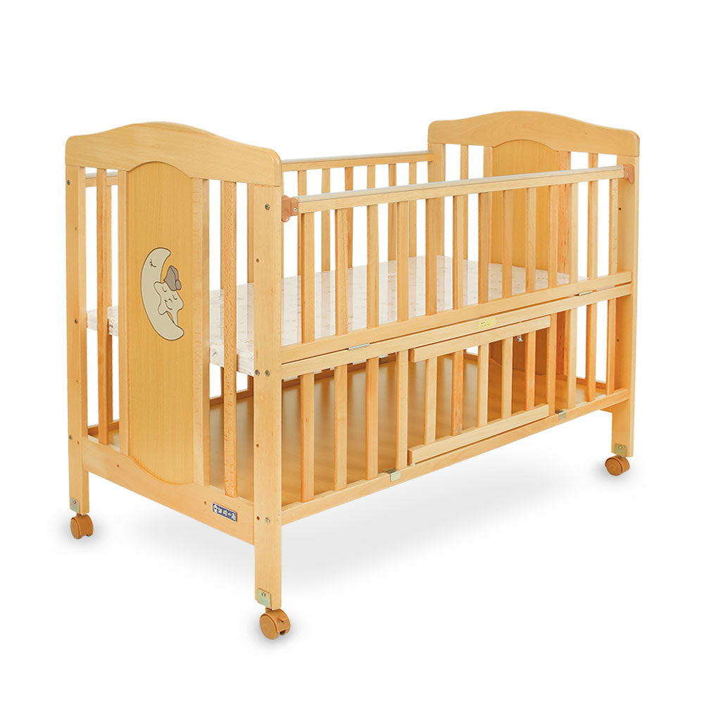 WOODEN COT OAK