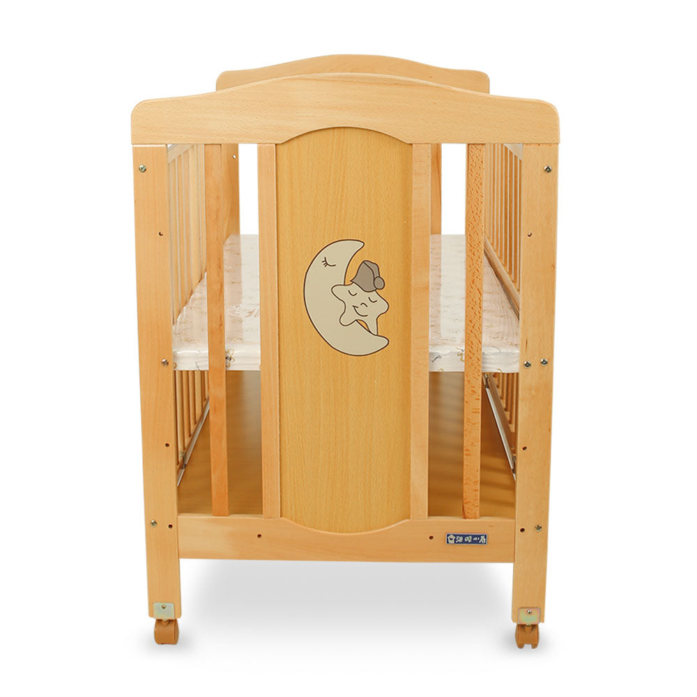 WOODEN COT OAK