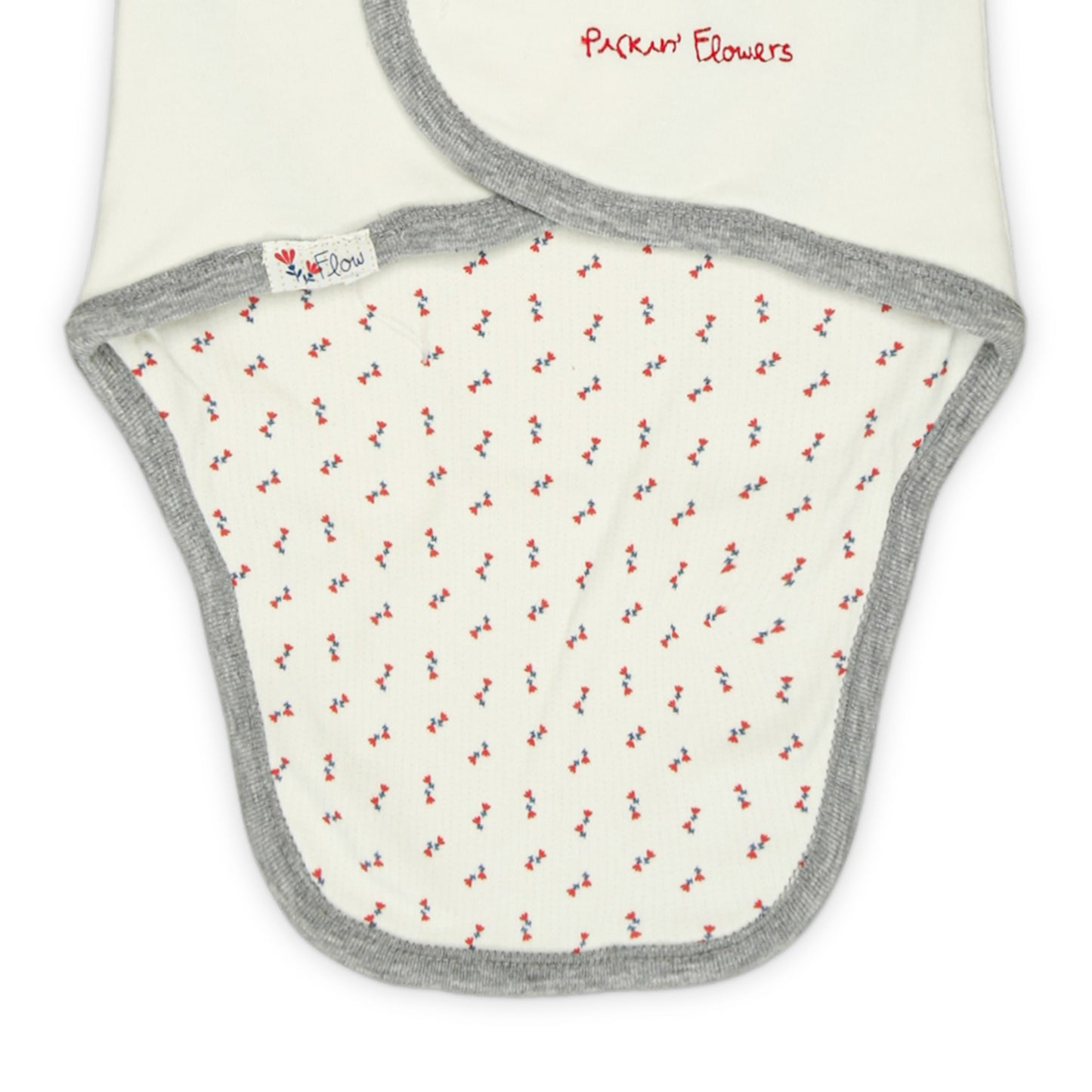 SOFT BREATHABLE FLORAL SWADDLE WRAP