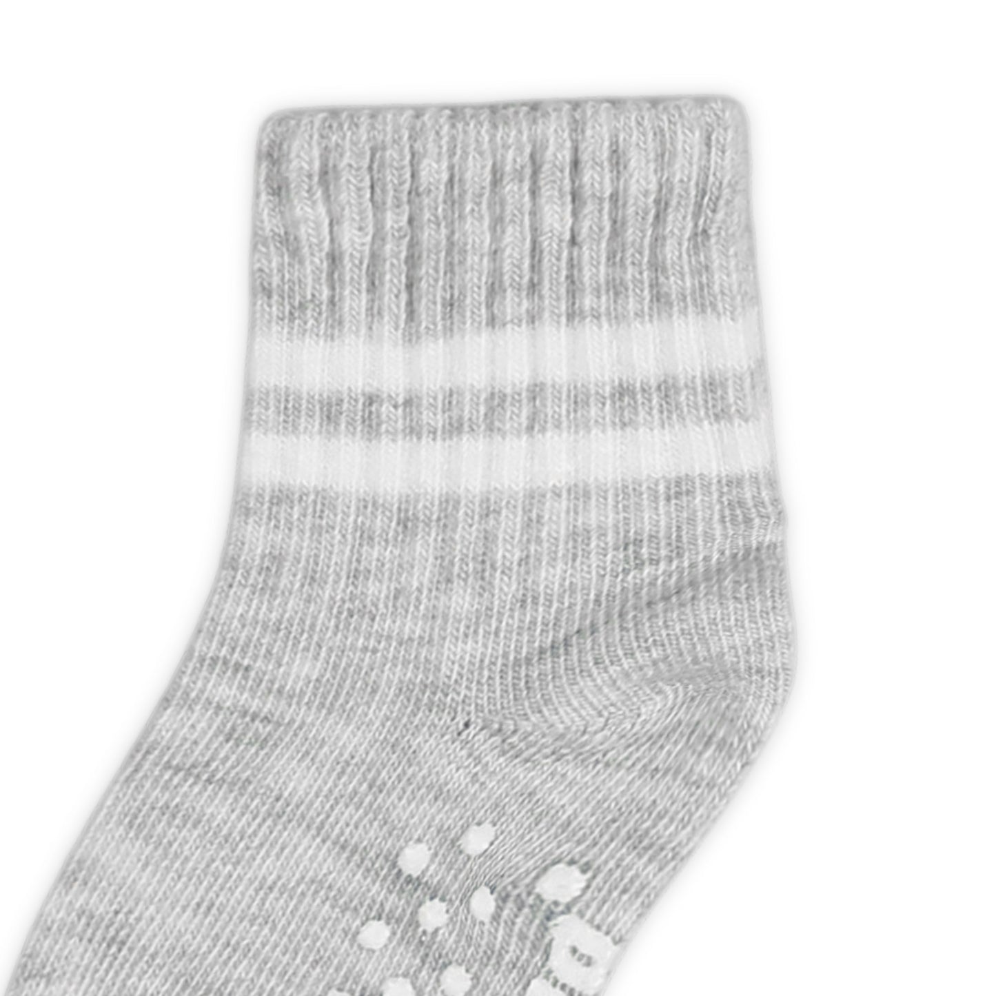 ORGANIC NON-SLIP ANKLE GIRL SOCKS PK-2