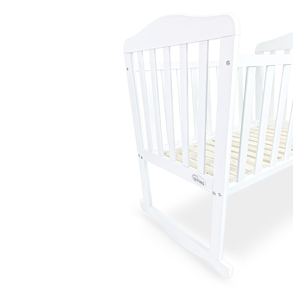 WOODEN CRIB WHITE