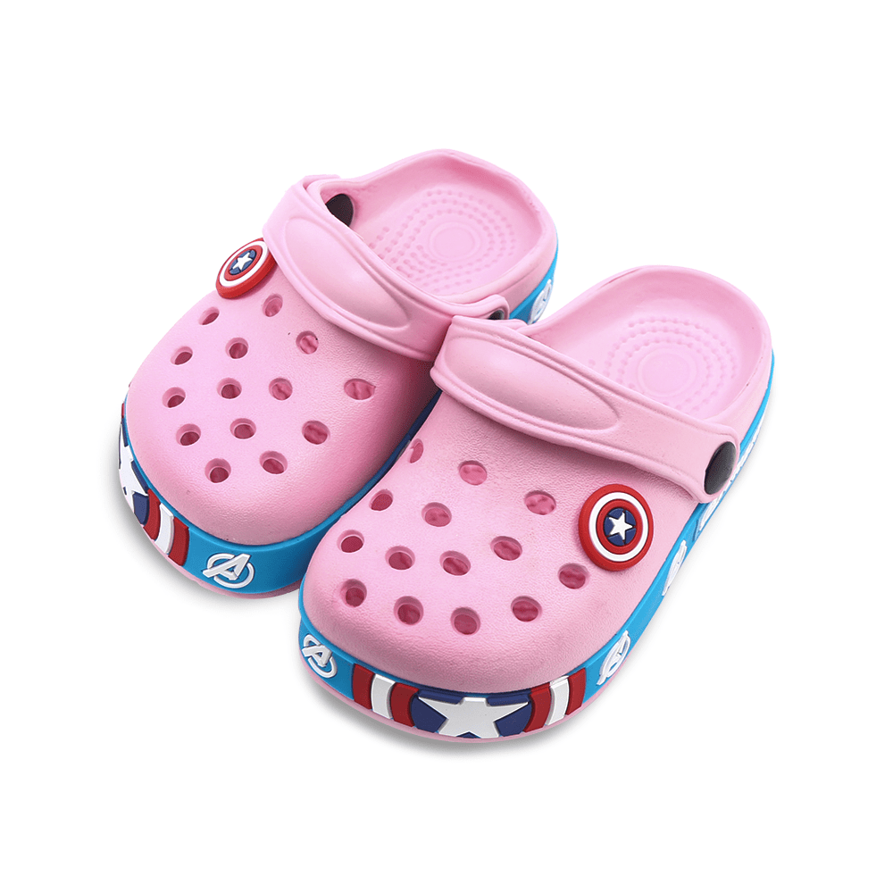 GIRL CROCS LIGHT PINK AVENGERS