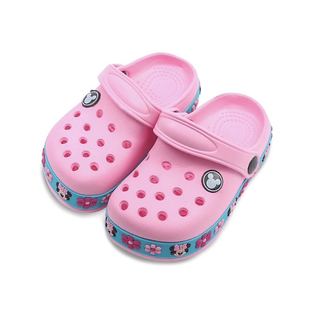 GIRL CROCS LIGHT PINK MINNIE MOUSE
