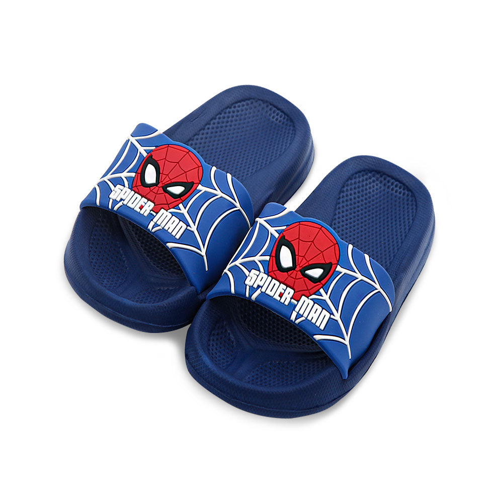 BOY SLIPPER NAVY SPIDERMAN