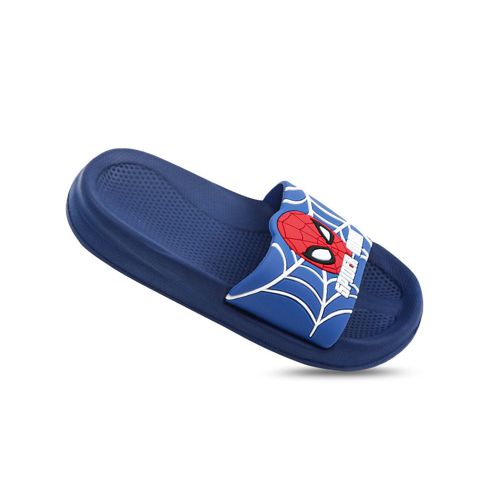BOY SLIPPER NAVY SPIDERMAN