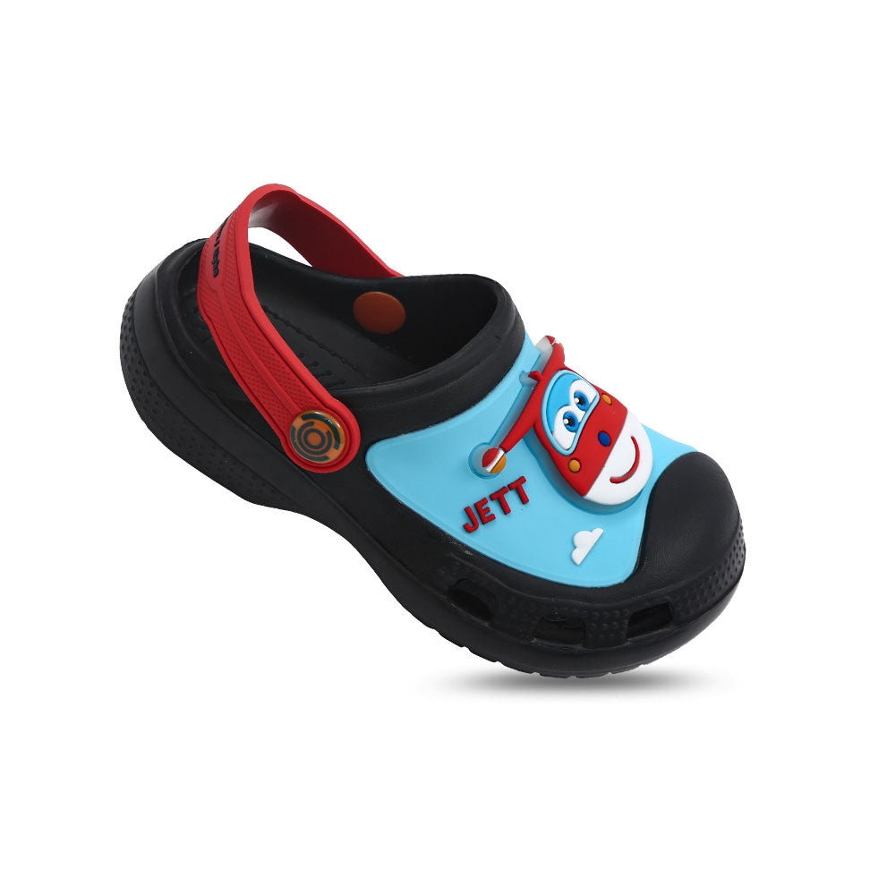 BOY CROCS BLACK JETT LIGHT-UP