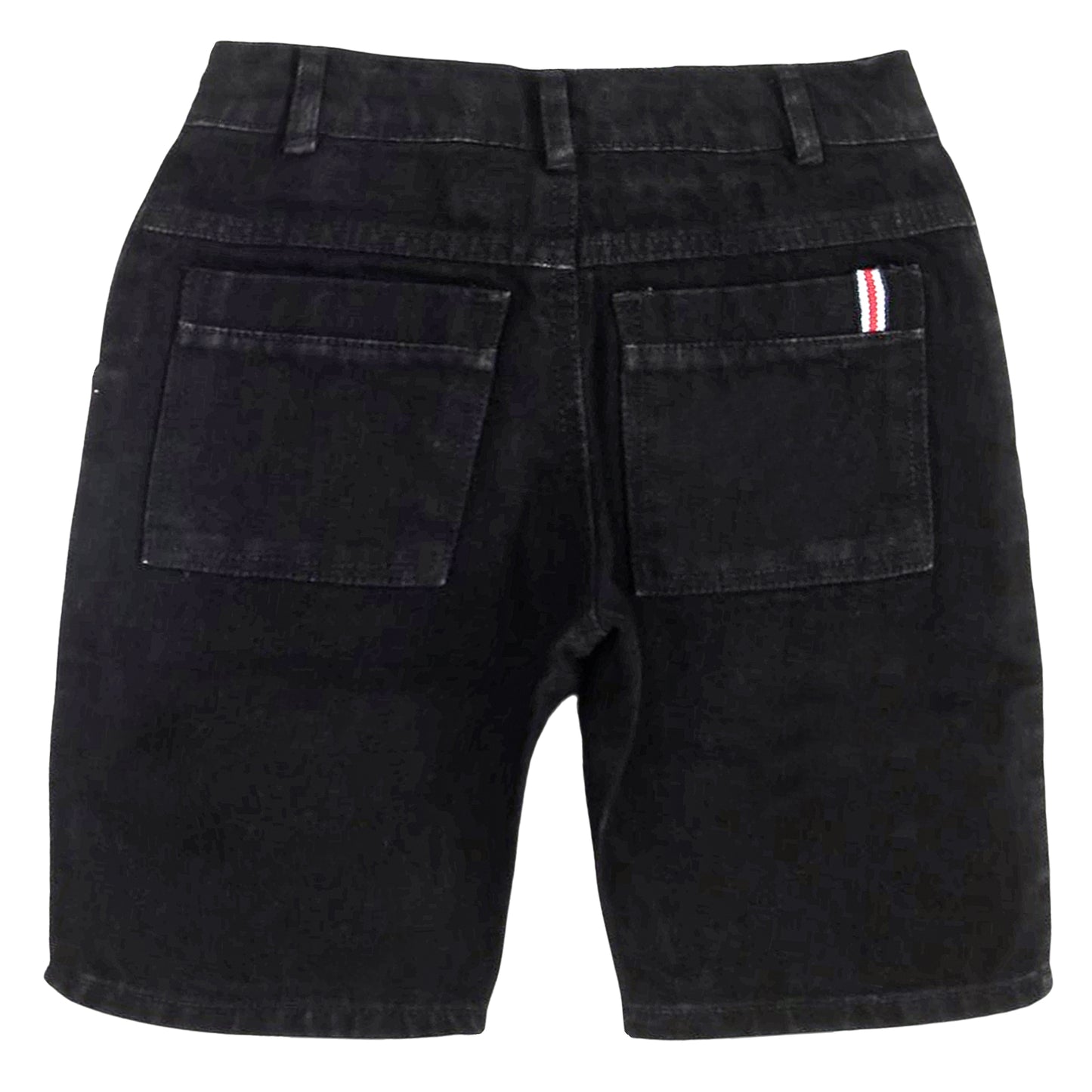 BOY BLACK DENIM SHORT BERMUDA