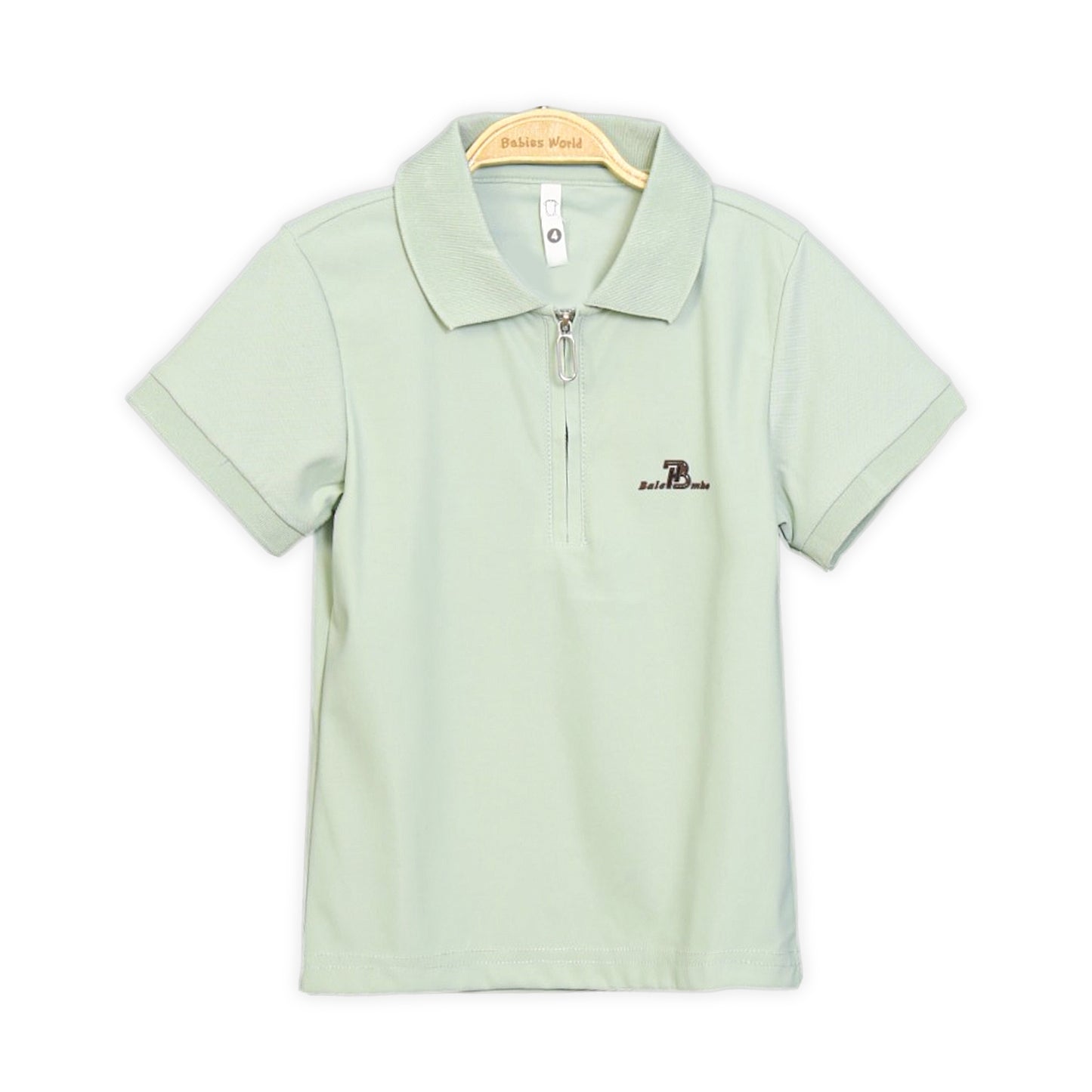 ZIPPER GREEN POLO