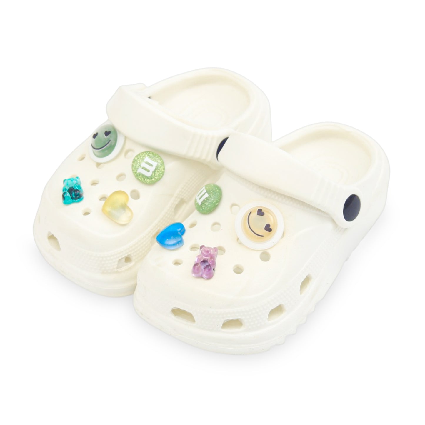 GIRL'S CANDY THEMED CROCS – WHITE