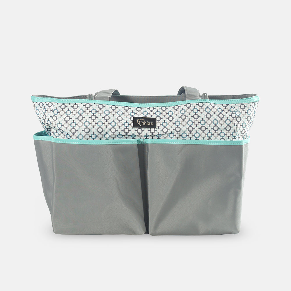 TINNIES BABY DIAPER BAG SET TEXTURED