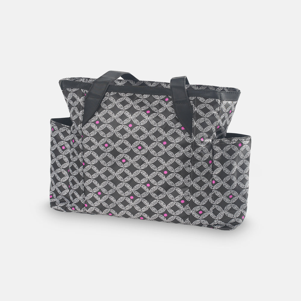 TINNIES BABY DIAPER BAG BLACK PRINTED