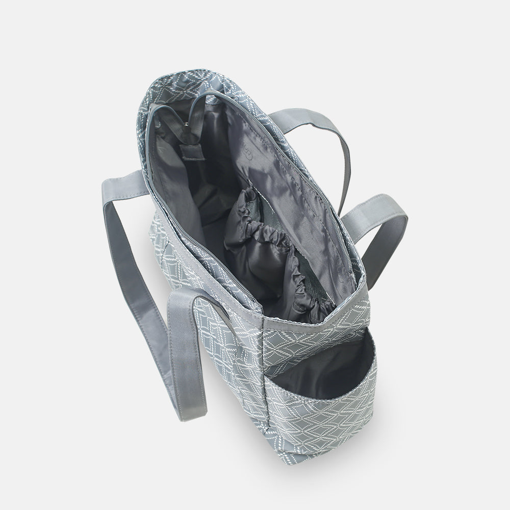 TINNIES BABY DIAPER BAG GREY PRINTED